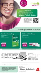 Aktueller mea - meine apotheke Apotheken Prospekt für Eberhardzell: Unsere August-Angebote mit 4} Seiten, 01.08.2025 - 31.08.2025