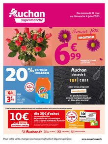 Catalogue Auchan Supermarché à Lyon cette semaine, valable du 31/05/2023 au 04/06/2023 Prospectus Auchan Supermarché à Lyon, "Auchan supermarché", 16 pages de promos valables du 31/05/2023 au 04/06/2023