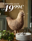 Statuette poule en promo chez Maisons du Monde Statuette poule dans le catalogue Maisons du Monde