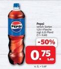 Aktuelle Cola Angebote bei Markant Nordwest in Löhne Aktuelles Pepsi Angebot bei Markant Nordwest in Löhne ab 0,75 €
