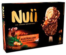 Bâtonnets de crème glacée salted caramel & Australian macadamia - Monoprix à Montpellier Bâtonnets de crème glacée salted caramel & Australian macadamia en promo chez Monoprix Montpellier à 2,72 €