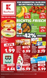 Kaufland Prospekt "Hier bin ich richtig", 56 Seiten, 06.08.2026 - 06.08.2026 Aktueller Kaufland Prospekt, "Hier bin ich richtig", mit Angeboten der Woche, gültig von 06.08.2026 bis 06.08.2026