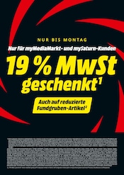 Aktueller MediaMarkt Saturn Elektromarkt Prospekt in Isselburg und Umgebung, "19% MwSt geschenkt" mit 21 Seiten, 26.06.2025 - 30.06.2025