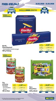 Nudeln im METRO Prospekt "Wochenangebote SCO + Gewinnspiel + Outdoor" mit 75 Seiten (Mönchengladbach)