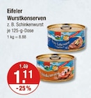 Wurstkonserven von Eifeler im aktuellen V-Markt Prospekt für 1,11 €