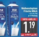 Frische Milch im Angebot bei EDEKA in Straubing Frische Milch Angebote von Weihenstephan bei EDEKA Straubing für 1,19 €