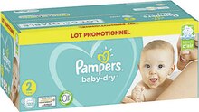 Couches - PAMPERS dans le catalogue Casino Supermarchés Changes Baby-dry - PAMPERS à 19,76 € en promo chez Casino Supermarchés