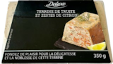 Terrine de truite et zestes de citron - DELUXE - Lidl à Boulogne-sur-Mer Terrine de truite et zestes de citron - DELUXE en promo chez Lidl Boulogne-sur-Mer à 3,19 €