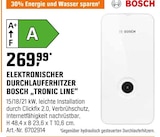 Elektronischer Durchlauferhitzer BOSCH „Tronic Line“ von BOSCH im aktuellen OBI Prospekt