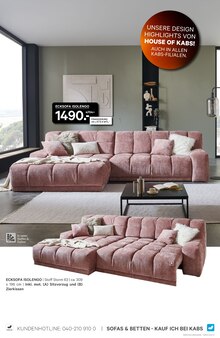 Ecksofa im Kabs Prospekt "WOHNTRENDS SPECIAL" mit 32 Seiten (Leipzig)