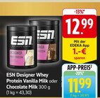 Designer Whey Protein Vanilla Milk oder Chocolate Milk im Angebot bei E center in Ulm Designer Whey Protein Vanilla Milk oder Chocolate Milk Angebote von ESN bei E center Ulm für 11,99 €