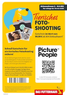 Das Futterhaus Prospekt "Tierisches FOTO-SHOOTING" mit  Seite (Hamburg)