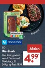 Bio-Steak im ALDI SÜD Prospekt Bio-Steak im aktuellen ALDI SÜD Prospekt für 4,99 €