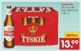 Pils von Tyskie für 13,99 € bei Netto Marken-Discount im Angebot Pils von Tyskie im aktuellen Netto Marken-Discount Prospekt