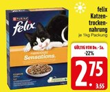 Katzen-trockennahrung Angebote von Felix bei EDEKA Heidenheim für 2,75 €