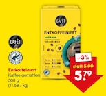 Entkoffeiniert Kaffee gemahlen von Cafét im aktuellen Netto Marken-Discount Prospekt für 5,79 €