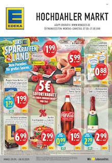 Cola im EDEKA Prospekt "Aktuelle Angebote" mit 24 Seiten (Erkrath)