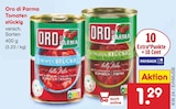 Tomaten stückig im Netto Marken-Discount Prospekt Tomaten stückig von Oro di Parma im aktuellen Netto Marken-Discount Prospekt für 1,29 €