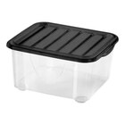 Boîte de rangement transparente avec couvercle 2 L - Brico Dépôt à Argenteuil Boîte de rangement transparente avec couvercle 2 L en promo chez Brico Dépôt Argenteuil à 1,50 €