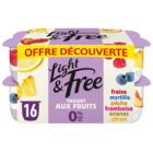 Yaourts aux fruits 0% "Offre découverte" - LIGHT&FREE dans le catalogue Carrefour Market