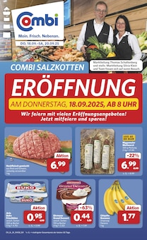 combi Prospekt Markt - Angebote mit 4 Seiten