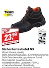 Aktuelles Sicherheitsstiefel S3 Angebot bei bauSpezi in Erlangen ab 23,99 €