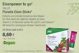 Floradix Eisen Sticks im Angebot bei VITALIA Reformhaus in Bremen Floradix Eisen Sticks Angebote von Salus bei VITALIA Reformhaus Bremen für 8,69 €