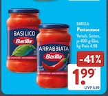 Aktuelle Barilla Angebote bei ALDI SÜD in Mönchengladbach Aktuelles Basilico Pastasauce Angebot bei ALDI SÜD in Mönchengladbach ab 1,99 €