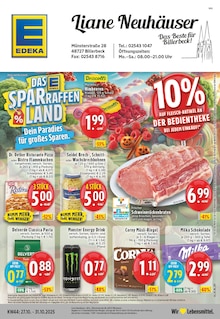 Aktueller EDEKA Prospekt (Billerbeck, 24 Seiten zum blättern EDEKA Prospekt Aktuelle Angebote mit 24 Seiten