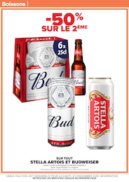 Offre Budweiser dans le catalogue Carrefour du moment à la page 60
