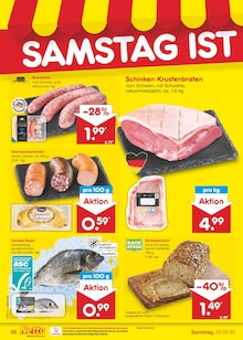 Bratwurst im Netto Marken-Discount Prospekt "Aktuelle Angebote" mit 59 Seiten (Hamburg)