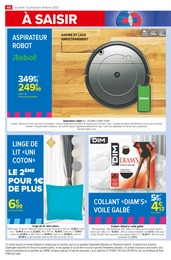 Prix et réduction Aspirateur dans le prospectus Carrefour Market en cours Offre Aspirateur dans le catalogue Carrefour Market du moment à la page 46