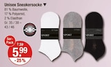 Unisex Sneakersocke im V-Markt Prospekt Unisex Sneakersocke von im aktuellen V-Markt Prospekt für 5,99 €
