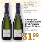 Champagne Lombard Extra Brut Premier Blanc de Noirs im Angebot bei E center in Wiesbaden Champagne Lombard Extra Brut Premier Blanc de Noirs Angebote von Lombard bei E center Wiesbaden für 31,99 €