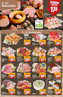 Wurst im REWE Prospekt "Dein Markt" mit 30 Seiten (Mönchengladbach)