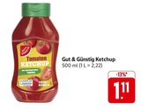 Tomaten Ketchup im Angebot bei E center in Trier Tomaten Ketchup Angebote von Gut & Günstig bei E center Trier für 1,11 €