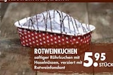 Rotweinkuchen von  im aktuellen EDEKA Prospekt für 5,95 €