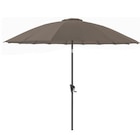 Parasol PAGODE à manivelle diamètre3 m taupe - BOTANIC® - Botanic à Versailles Parasol PAGODE à manivelle diamètre3 m taupe - BOTANIC® en promo chez Botanic Versailles à 89,99 €