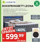 Aktuelle Boxspringbett Angebote bei Marktkauf in Leipzig Aktuelles Boxspringbett Leona Angebot bei Marktkauf in Leipzig ab 599,99 €
