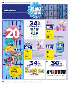 Promo Lait dans le catalogue Carrefour du moment à la page 10