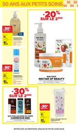 Promos Savon dans le catalogue "TOUTES EN BEAUTÉ" de Carrefour Savon en promo dans le catalogue Carrefour à la page 25