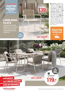 Fernsehsessel im hofmeister Prospekt "GARTENMÖBELMarkt" mit 20 Seiten (Pforzheim)