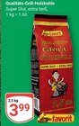 Qualitäts-Grill-Holzkohle Angebote von Favorit bei GLOBUS Bochum für 3,99 €