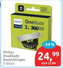 One Blade Rasierklingen von Philips für 24,99 € bei budni im Angebot One Blade Rasierklingen von Philips im aktuellen budni Prospekt