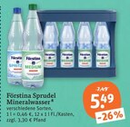 Aktuelles Sprudel Mineralwasser Angebot bei tegut in Mannheim ab 5,49 €