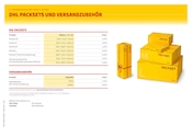 Etiketten Angebote im Prospekt "PREISÜBERSICHT" von DHL Packstation auf Seite 5