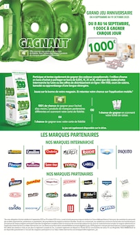 Prospectus Intermarché de la semaine "LE TRÈS GROS ANNIVERSAIRE" avec 2 pages, valide du 09/09/2025 au 21/09/2025 pour Ginasservis et alentours