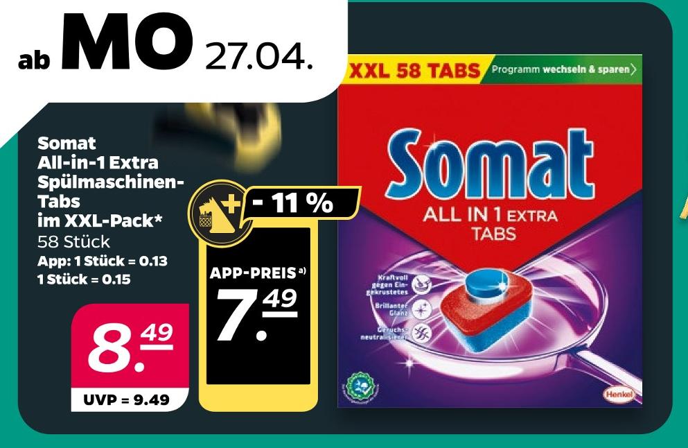 All-in-1 Extra Spülmaschinen-Tabs