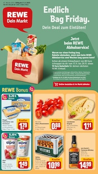 REWE Prospekt der Woche "Dein Markt" Seite 1, 17.11.2025 bis 22.11.2025 für Minden Aktueller REWE Prospekt "Dein Markt" Seite 1 von 30 Seiten für Minden