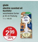 electric scented oil Nachfüller von glade im aktuellen V-Markt Prospekt